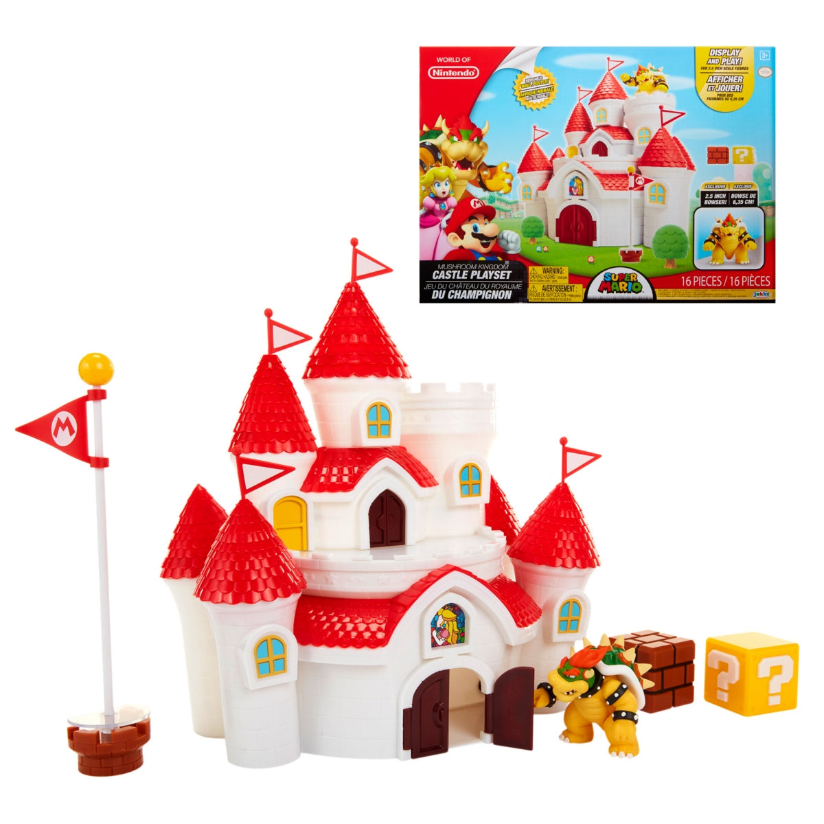 Nintendo Playset Musheoom Kingdom Castillo Intek